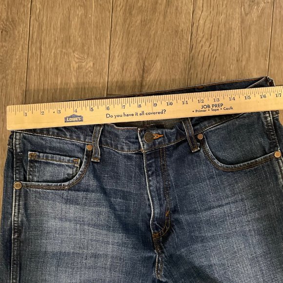 Wrangler Retro High Rise Relaxed Boot Cut Denim Blue Jeans Womens 33x28 - Picture 4 of 6